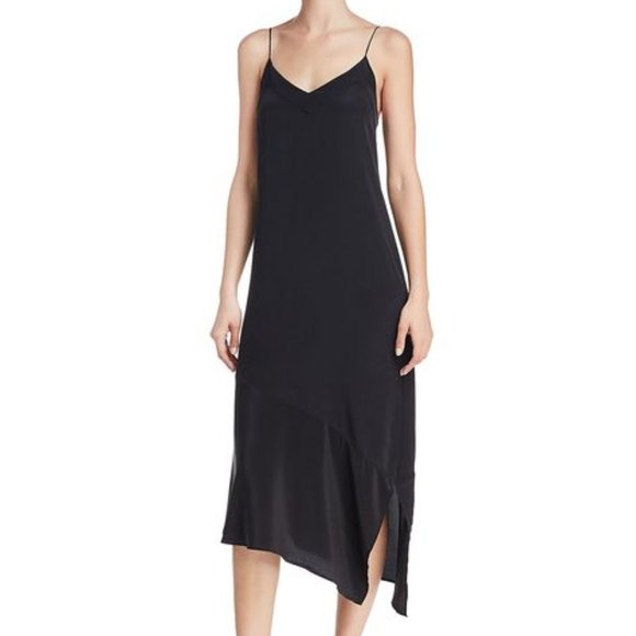 Equipment Dresses & Skirts - Equipment Jada Silk Slip Dress Black Sz S